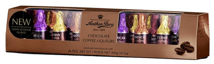 Продуктови Категории Шоколади Anthon Berg шоколадови бутилки с ликьор от кафе 400 гр.